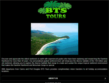 Tablet Screenshot of btstours.com.au